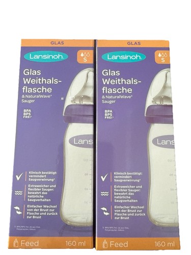 Lansinoh glas weithalsflasche - glas,