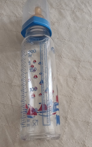 Sehr schöne alte glasflasche - sehr,