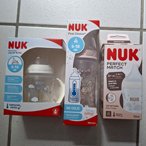Set nuk babyflaschen - 3x,