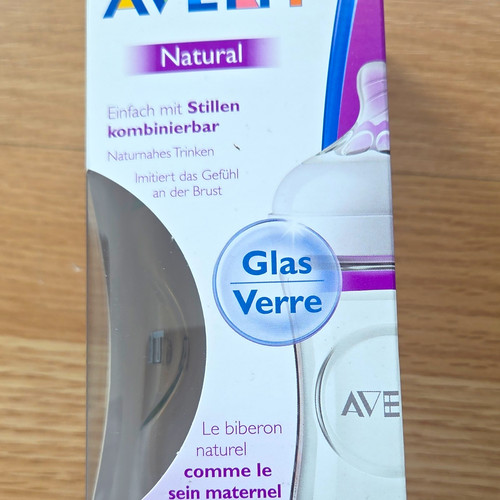 Avent natural glas babyflasche - avent,